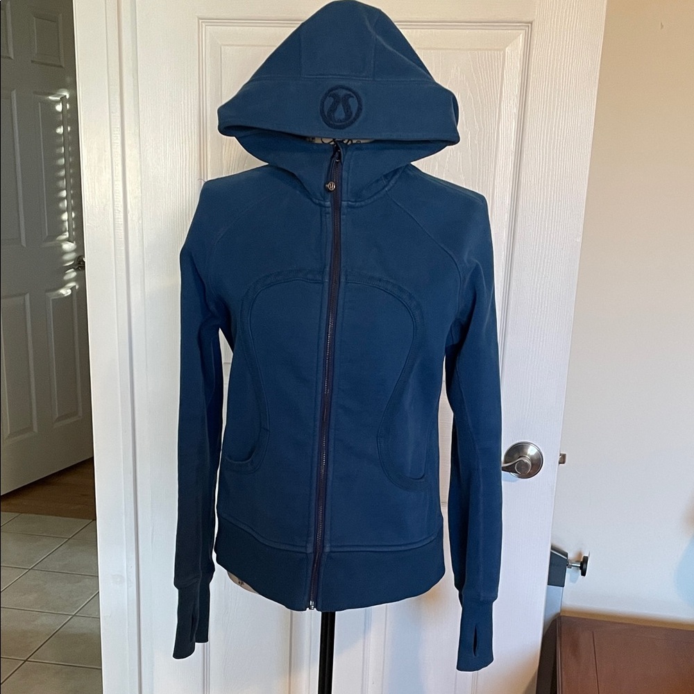 lululemon athletica Deep Blue Zip-Up Hoodie